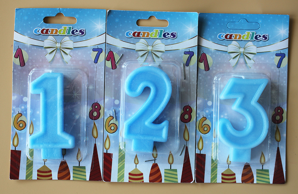 數字（zì）蠟燭