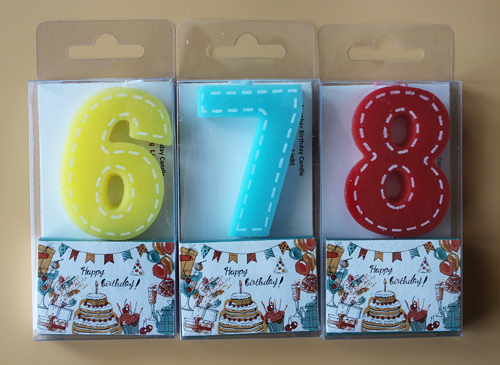 數字（zì）蠟燭